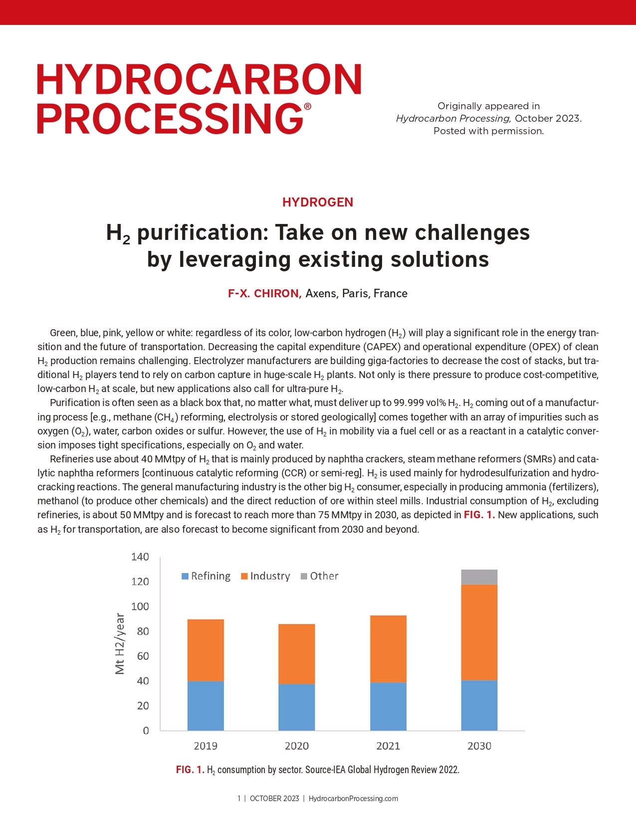 TA_H2 purification Take on new challenges by leveraging existing solutions_page
