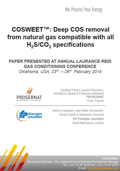 Thumb_TA_COSWEET™ Deep COS removal from natural gas compatible with all H2SCO2 specifications_2014_EN