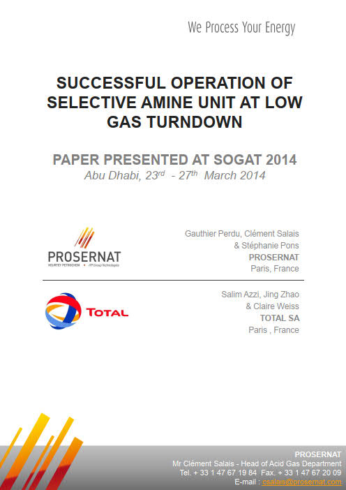 Thumb_TA_Successful Operation of Selective Amine Unit at low gas turndown_2014_EN